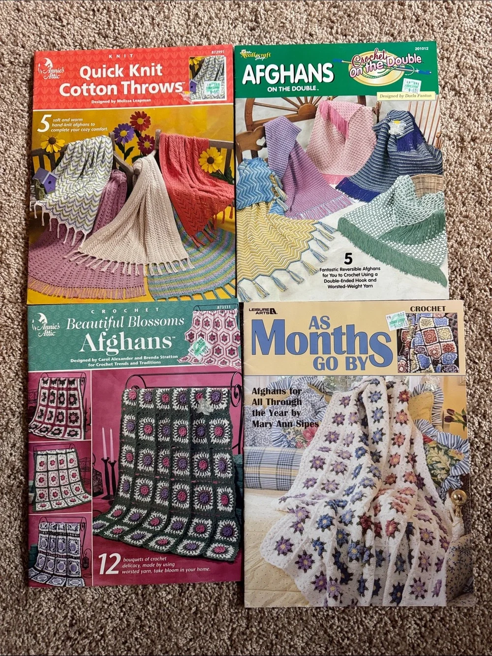 Lot of 4 Vintage Leisure Art Booklets
